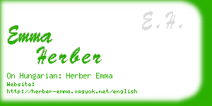 emma herber business card